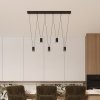 Lampa wisząca Toledo 5xGU10 czarna LP-432/5P BK