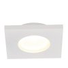 OPRAWKA HALOGENOWA WPUSZCZANA OCZKO KWADRATOWE HERMETYCZNE BIAŁE DO ŁAZIENKI LIGHT PRESTIGE LAGOS  IP65 LP-440/1RS WH square