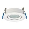 OPRAWKA HALOGENOWA WPUSZCZANA OCZKO OKRĄGŁE HERMETYCZNE RUCHOME REGULOWANE BIAŁE DO ŁAZIENKI LIGHT PRESTIGE LAGOS IP65  LP-4425/1RM WH