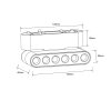 Reflektor Magnetic Slim Blaze 6W LED 4000K czarny