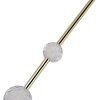LIGHT PRESTIGE VAKU LP-719/2P GD LAMPA WISZĄCA ZŁOTA TUBA DEKORACYJNA PIONOWA KLOSZE KULE