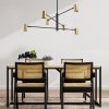 LAMPA WISZĄCA CZARNO ZŁOTA NAD STÓŁ REFLEKTORKI REGULOWANE TUBY LIGHT PRESTIGE SNOW  LP-731/6L GD DO KUCHNI JADALNI