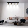 GOTOWY ZESTAW CZARNY SZYNOPRZEWÓD REFLEKTORKI ZŁOTE LIGHT PRESTIGE SNOW LP-737 GD SET