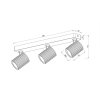 PLAFON SPOT REFLEKTOR BIAŁY REGULOWANY LIGHT PRESTIGE TOKIO LP-787/3WS WH