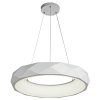 LAMPA WISZĄCA BIAŁA RING KOŁO OBRĘCZ DEKORACYJNA LED OKRĄGŁA DO SALONU SYPIALNI POKOJU LIGHT PRESTIGE REUS LP-8069/1P LED WH