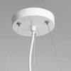 LAMPA WISZĄCA BIAŁA DEKORACYJNA OKRĄGŁA DO SALONU SYPIALNI POKOJU LIGHT PRESTIGE REUS LP-8069/1P WH