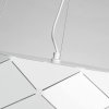 LAMPA WISZĄCA BIAŁA DEKORACYJNA OKRĄGŁA DO SALONU SYPIALNI POKOJU LIGHT PRESTIGE REUS LP-8069/1P WH