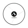 LAMPA WISZĄCA CZARNY RING KOŁO OBRĘCZ LED DO SALONU SYPIALNI LIGHT PRESTIGE ZMIENNA BARWA ŚWIATŁA LP-909/1P M BK CCT