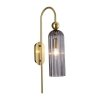 KINKIET ZŁOTY GLAMOUR KLOSZ GRAFITOWY SMOKED SZKLANY LIGHT PRESTIGE PIEGA LP-939/1W smoked