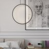 Mirror wisząca duża czarna CCT