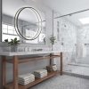 LIGHT PRESTIGE MIRROR LAMPA WISZĄCA LED RING CZARNY KOŁO OBRĘCZ LP-999/1P S BK CCT