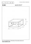 LAMPA METALOWA LOFT INDUSTRIALNA NA ŻARÓWKI DEKORACYJNE EDISON LUCIDE RUBEN 00124/14/30