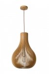 LAMPA WISZĄCA MOHO DREWNIANA VINTAGE NATURAL DO SALONU SYPIALNI BODO 01400/38/72