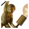 KINKIET MAŁPKA CZARNO ZŁOTA NA ŻARÓWKĘ E27 EKSTRAWAGANCKA DESINGERSKA LUCIDE EXTRAVAGANZA CHIMP 10202/01/30