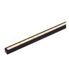 KINKIET LED MINIMALISTYCZNY CZARNY LUCIDE MIZAR 12201/90/30