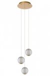 LAMPA WISZĄCA ZŁOTA DEKORACYJNA KULE LUCIDE CINTRA 13499/13/60