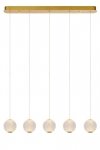 LAMPA WISZĄCA ZŁOTA DEKORACYJNA KULE LUCIDE CINTRA 13499/21/60