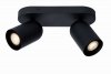 PLAFON SPOT REGULOWANY REFLEKTOR CZARNY LUCIDE PUNCH 13958/02/30