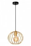 LAMPA CZARNO ZŁOTA METALOWA DRUCIANA LUCIDE DANZA 21428/25/02