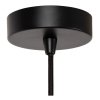 LAMPA CZARNA DRUCIANA METALOWA CZARNA KULA LUCIDE DANZA 21428/40/30