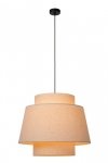 LAMPA WISZĄCA Z ABAŻUREM DO SALONU SYPIALNI LUCIDE TRIBUTE