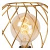 LAMPA CZARNO ZŁOTA METALOWA DRUCIANA LUCIDE DANZA 21528/25/02