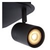 LAMPA SUFITOWA SPOT REFLEKTOR DO ŁAZIENKI CZARNY LUCIDE LENNERT 26958/20/30