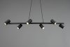 LAMPA WISZĄCA CZARNA NAD STÓŁ REFLEKTORKI REGULOWANE DO SALONU JADALNI KUCHNI MARLEY 302400632 TRIO
