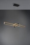 LAMPA WISZĄCA LED MATOWY MOSIĄDZ ZŁOTY NOWOCZESNA DO SALONU JADALNI NAD STÓŁ BARWA CIEPŁA 3000K SALINAS 320310308 TRIO