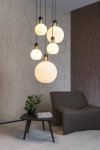 LAMPA WISZĄCA SZKLANA KULA DO KUCHNI SYPIALNI JADALNI LUCIDE JULIUS 34438/05/61