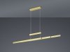 LAMPA WISZĄCA LED ZŁOTA MOSIĄDZ MATOWY NOWOCZESNA DO KUCHNI JADALNI TRAJAN 375310508 TRIO