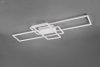 LAMPA SUFITOWA LED BIAŁA NA PILOTA NOWOCZESNA PLAFON RAMKI PROSTOKĄTY KWADRATY DO SALONU KUCHNI SYPIALNI  IRVINE 620010431 TRIO