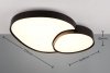 PLAFON NOWOCZESNY LED DO POKOJU KUCHNI SALONU SYPIALI RISE 647519232 TRIO