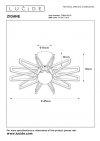 LAMPA DREWNIANA DEKORACYJNA LUCIDE ZIDANE 77184/45/31