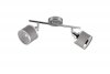 KINKIET PLAFON SPOT REFLEKTOR CHROM Z ABAŻUREM DO SALONU POKOJU SYPIALNI AROSA 812100206 TRIO