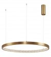 LAMPA WISZĄCA LED RING GLAMOUR DEKORACYJNY DO SALONU SYPIALNI LUCES EXCLUSIVAS MORON LE41703