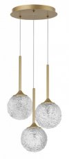 LAMPA ZŁOTA SZKLANE KLOSZE KULE DEKORACYJNE DO SALONU SYPIALNI JADALNI KUCHNI LUCES EXCLUSIVAS PASTO LE41741