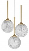 LAMPA ZŁOTA SZKLANE KLOSZE KULE DEKORACYJNE DO SALONU SYPIALNI JADALNI KUCHNI LUCES EXCLUSIVAS PASTO LE41741