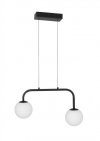 LAMPA CZARNA NOWOCZESNA BIAŁA KULA LUCES EXCLUSIVAS UBEDA LE41804