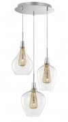 LAMPA WISZĄCA SZKLANA DO SALONU JADALNI SYPIALNI KUCHNI NOWOCZESNA LUCES EXCLUSIVAS ZARZA LE41842
