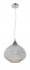LAMPA WISZĄCA SZKLANA DO SALONU JADALNI SYPIALNI KUCHNI NOWOCZESNA LUCES EXCLUSIVAS BOYACA LE41907