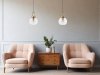LAMPA WISZĄCA SZKLANA ZŁOTA MOSIĄDZ DO SALONU KUCHNI JADALNI NAD STÓŁ LUCES EXCLUSIVAS BANES LE42653