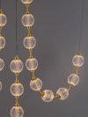 NOWOCZESNA LAMPA WISZĄCA ZŁOTA KULE AKRYLOWE GLAMOUR DESINGERSKA DO SALONU LUCES EXCLUSIVAS CANA LE42697