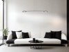 LAMPA WISZĄCA NOWOCZESNA CZARNA LED DESINGERSKA BARWA CIEPŁA LUCES EXCLUSIVAS ABOT LE43207