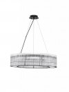 LAMPA SZKLANA GLAMOUR CZARNA DO SALONU SYPIALNI LUCES EXCLUSIVAS ACTUN LE43343