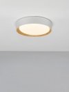 NOWOCZESNY PLAFON LED Z DREWNEM DO SALONU KUCHNI LUCES EXCLUSIVAS ROSITA LE43583