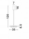 LUCES EXCLUSIVAS LAMPA VITICHI LE44734