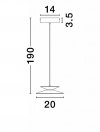 LUCES EXCLUSIVAS LAMPA GUANAY LE44741