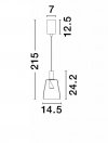 LUCES EXCLUSIVAS LAMPA IQUITOS LE44846