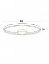 PLAFON RING KOŁO OBRĘCZ LED LUCES EXCLUSIVAS LAMPA SULLANA LE44871